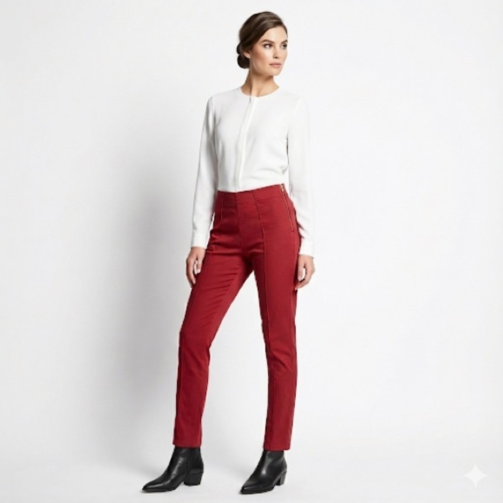 Prairie Underground Burgundy Skinny Pants Size Medium